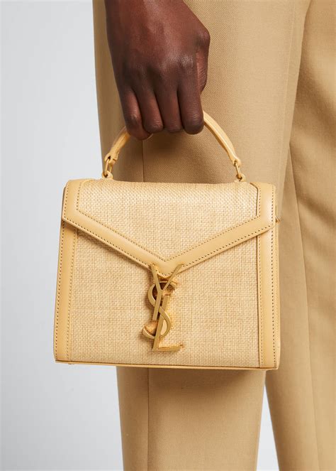 ysl pochette cassandre|ysl cassandra raffia bag.